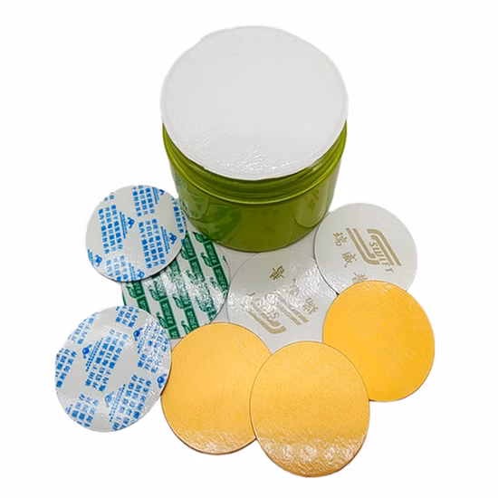 Botella de loción Sello de plástico Tapa de botella Revestimiento de sello de papel de aluminio para sellar